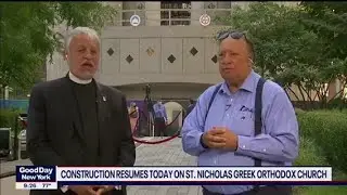 Construction resumes on St. Nicholas Greek Orthodox Church