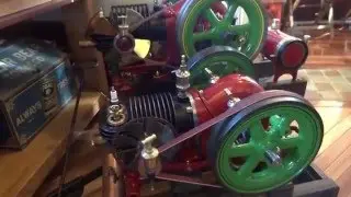 1920s Bluffton / Ideal hit miss engine restoration, video #7
