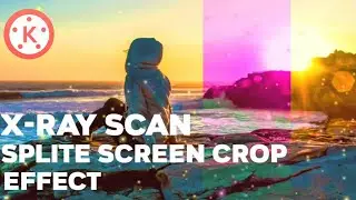 How to make Split screen crop effect in | KINEMASTER | Android -|