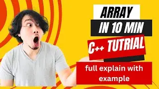 array in c /c++ |c++ tutorial for beginners| c++
