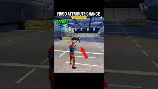 Shotgun M590 Attribute Change 😱 In Ob52 Update 🔥@Srikanta_FF #freefire #shorts