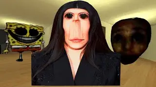 Scary Spongebob, Rosalia Bizcochito And Snatcher Nextbot  Gmod