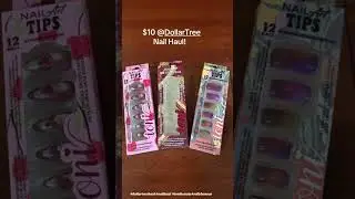 $10 Dollar Tree Haul! The Sally Hansen polishes retail for $12.99 each! #dollartreehaul #diynails