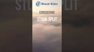 #BBL #considering #SPLIT #splitnews BHARAT BIJLEE LTD. share news #corporateactions