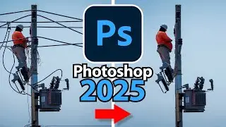NEW Photoshop CC 2025 &ldquo;Find Distractions&rdquo; Filters - Removes Complex Wires and People with 1 CLICK!