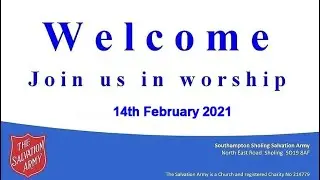 14th February 2021 - Sholing Salvation Army