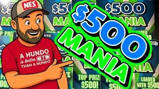 $500 MANIA! Лотерейные скретч-билеты Mass Lottery.