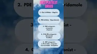 antiplatelet drugs #bds#neet #neetmds #trending #viral #neetpg#mbbs#bams #pharmacology#subscribe