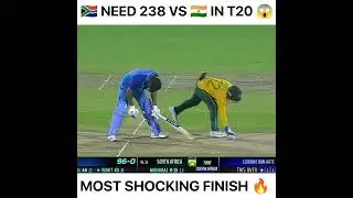 🔥 High Voltage Thriller! ⚡ India needs 238 runs to win against South Africa in an intense showdown!