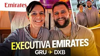 EXECUTIVA EMIRATES SÃO PAULO DUBAI - A380 EMIRATES com MILHAS AZUL