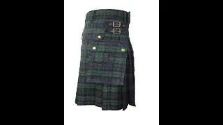 Scottish Black Watch Tartan Pocket Kilt | Fancy kilts