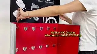 Cardboard hook display for toy/USB cable