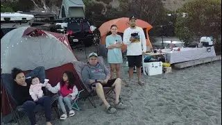 First Camping Trip as a Family -  Doheny State Beach Campground