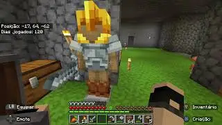 Minecraft ep 35 criando coragem pra explorar o Nether em um novo mundo que veio pra ficar