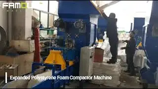 Polystyrene Foam EPS Recycling Machine/Styrofoam Compactor/EPS Foam Cold Compression Machine