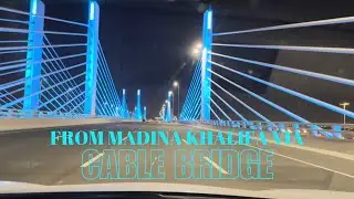 Driving from Madina Khalifa to Wakrah via Cable Bridge | Sabah al Ahmad Corridor | Doha | Qatar
