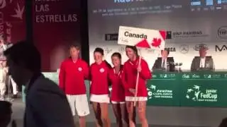Canadian Junior Fed Cup team arrives!