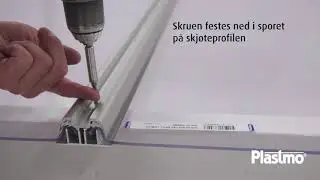 Plastmo SunGlaze -montering av takplater