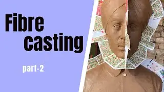 Fibre casting of Clay Sculpture of shaheed Bhagat Singh
