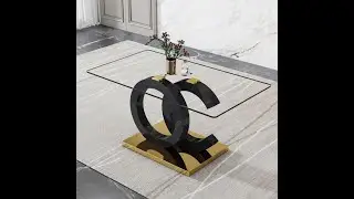 How to Assemble Ebullient Glass Dining Table with OC-shaped Legs