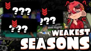The Weakest Ones: Ranking EVERY SEASON [Splatoon 3]