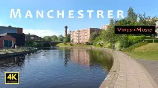 🇬🇧 Manchester walk - Rochedale Canal, Failsworth with music