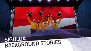 Team Melbardis receives the Olympic medals | IBSF Official
