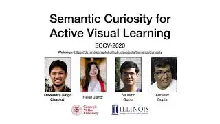 Semantic Curiosity for Active Visual Learning (ECCV-2020, spotlight)