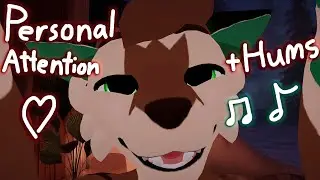 [ Furry ASMR ] Furry Boyfriend Gives You Personal Attention and Hums You to Sleep - Kisses & Humming