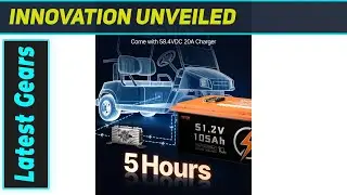 VEVOR 48V 105Ah Golf Cart Battery: The Ultimate Power Upgrade!