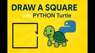 Python Turtle Drawing in 1 Minute|python tutorial |python for beginners