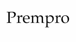 How to Pronounce Prempro