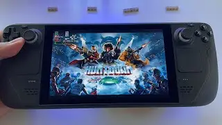 Huntdown - Steam Deck handheld gameplay