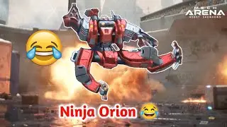 Orion Autocannon The Ninja Orion 😂| Mech Arena Funny Video🤣