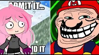 Decks & Friends (GachaMV) | Реакция на мемы Nintendo, но Марио смеётся, он умер