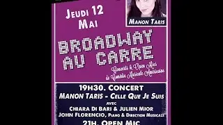ITV Manon Taris pour son concert à Broadway au Carré
