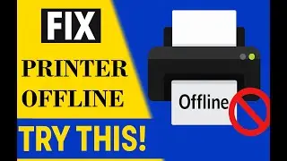 Fix Printer Offline Issue in Windows | Printer Not Working or Not Connecting? Try This! #printer