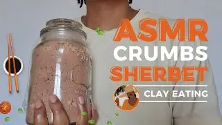 ASMR CARAMEL CLAY CRUMBS - Short Video (South African Clay)