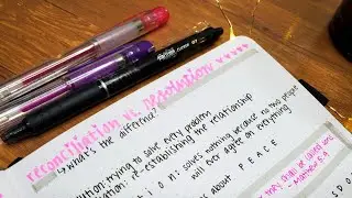 How to Reconcile a Relationship | Bible Study Journal