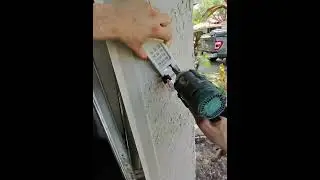 Installing Garage Door Key-Pad with camera #myq #garagedoors #garagedoorrepair