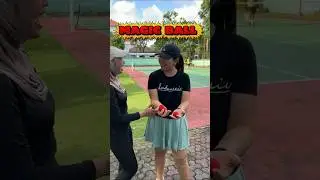 Magic ball with Tennis players #closeupmagic #magic #magicball
