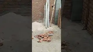 4 inch brick wall laying #construction #youtubeshorts #ytshorts #youtube #shorts #short #explore
