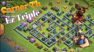 Th13 Teaser Base 3 Star | Hybrid Attacks Legend League Part 8 !!