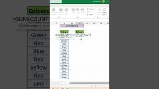 COLOR COUNTING #youtube #india #new #shortvideo #viralshort #shortsfeed #trending #short #excel