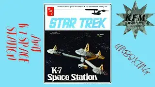 AMT STAR TREK K-7 SPACE STATION UNBOXING