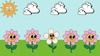 5 Little Flowers 🌼|Learn With Us