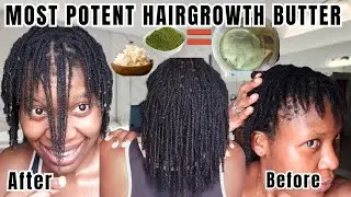 DIY MORINGA AND NEEM HAIR GROWTH BUTTER FOR EXTREME GROWTH ON YOUR 4C NATURAL HAIR