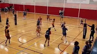 Day 2 NTDP// Some serve receive and out of system setting// Jersey #21(Libero)// c/o 2030