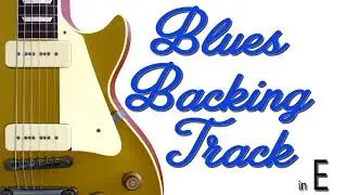 Blues Shuffle Backing Track in E 100bpm (Drums & Bass only)