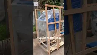 pvc rubber label making machine packing for shipment